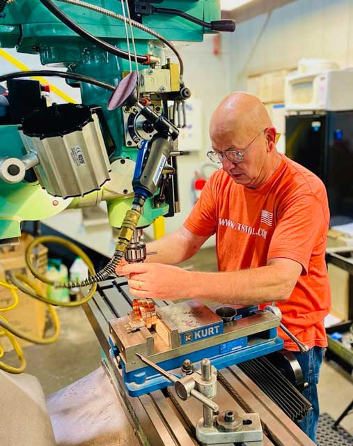 Machine operator at Abbott Tool machine shop